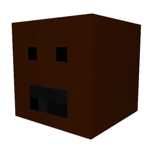 sheepbah Minecraft avatar head, 3D render