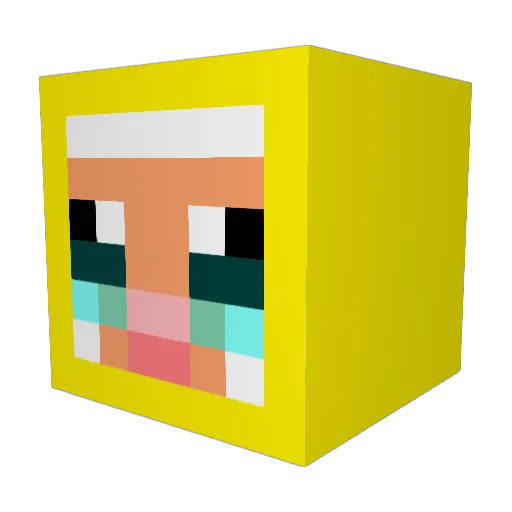 sheeper9487 Minecraft avatar head, 3D render