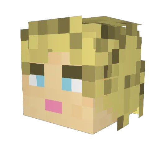 sheepguy87 Minecraft avatar head, 3D render