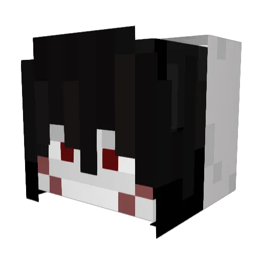 sheepily Minecraft avatar head, 3D render