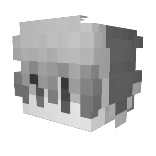 sheepish1234 Minecraft avatar head, 3D render