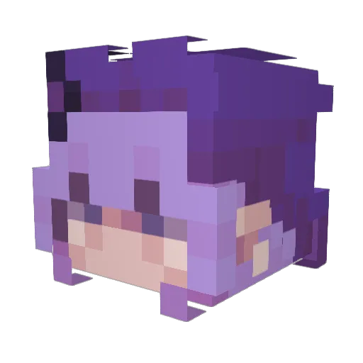 sheepkingg Minecraft avatar head, 3D render