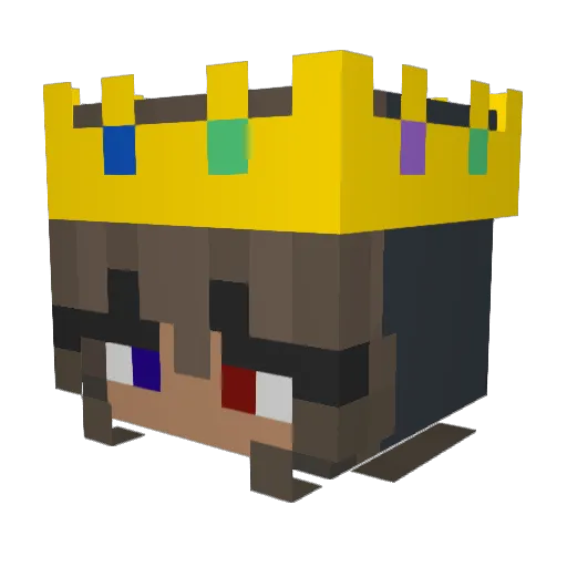 sheeplomp Minecraft avatar head, 3D render