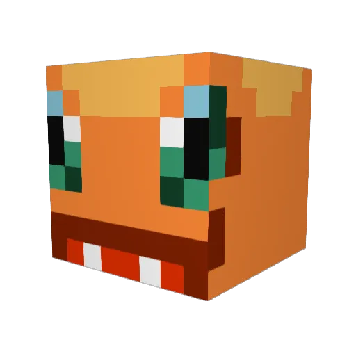 sheepmaster02 Minecraft avatar head, 3D render