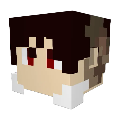 sheeprayer Minecraft avatar head, 3D render