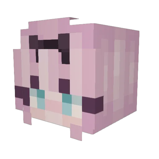 sheepset Minecraft avatar head, 3D render
