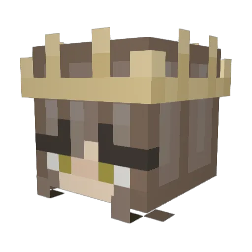 sheepsunite Minecraft avatar head, 3D render