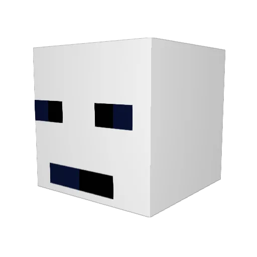 sheepyonYT Minecraft avatar head, 3D render
