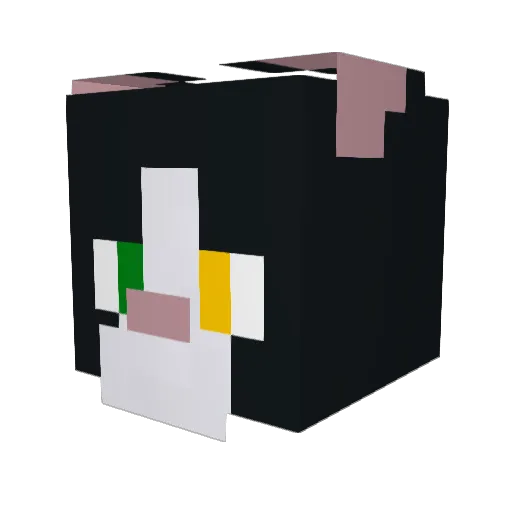 sheepyspeep Minecraft avatar head, 3D render