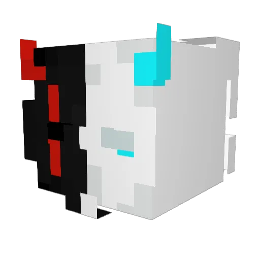 sheersh Minecraft avatar head, 3D render