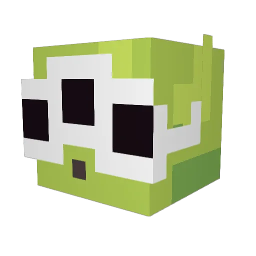 sheesh_Affe Minecraft avatar head, 3D render