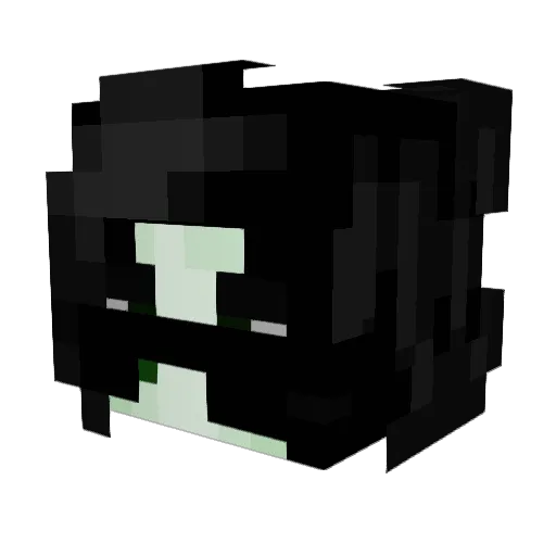 shegu Minecraft avatar head, 3D render