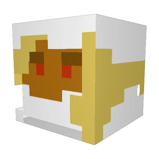 sheikda Minecraft avatar head, 3D render