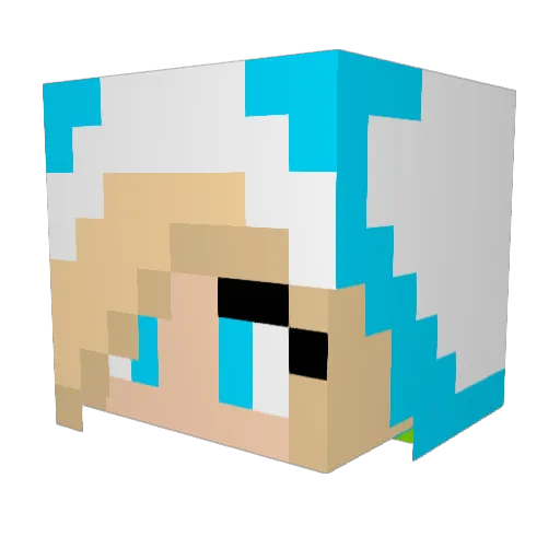 shelby333x Minecraft avatar head, 3D render