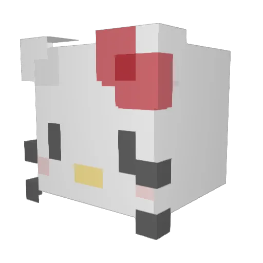 shellshell333 Minecraft avatar head, 3D render