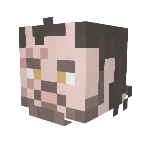 shellshock325 Minecraft avatar head, 3D render