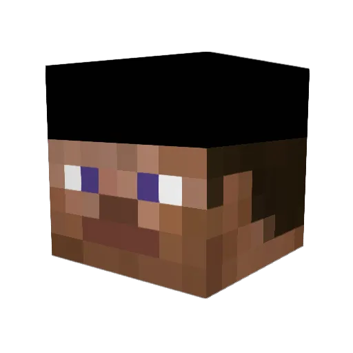 shellstown Minecraft avatar head, 3D render