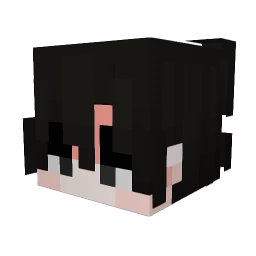 shellwork Minecraft avatar head, 3D render