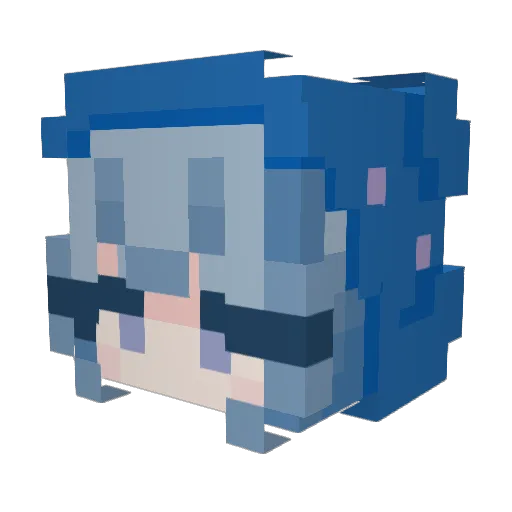 shelly0903 Minecraft avatar head, 3D render