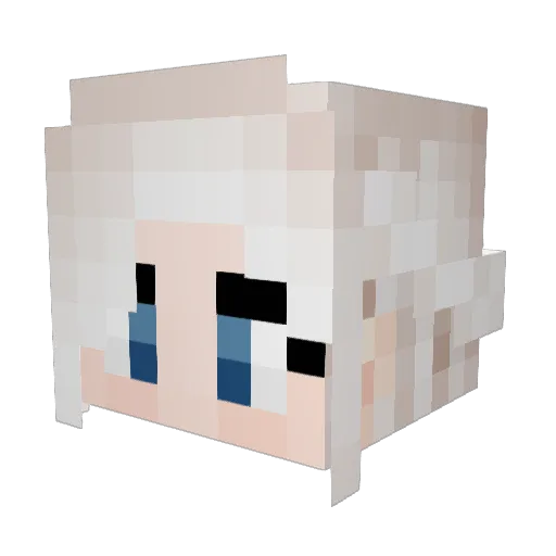 shellyfierce Minecraft avatar head, 3D render
