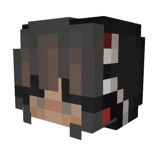 shelovesjme Minecraft avatar head, 3D render