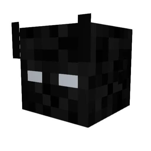 shemsquid Minecraft avatar head, 3D render