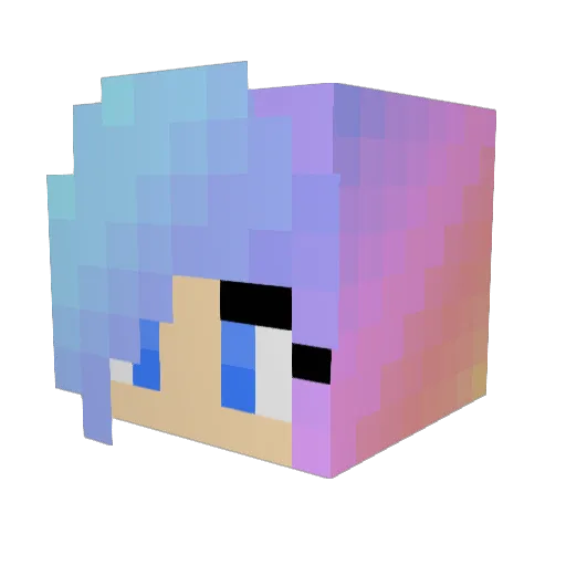 shen703 Minecraft avatar head, 3D render