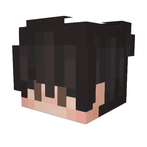 shen777 Minecraft avatar head, 3D render