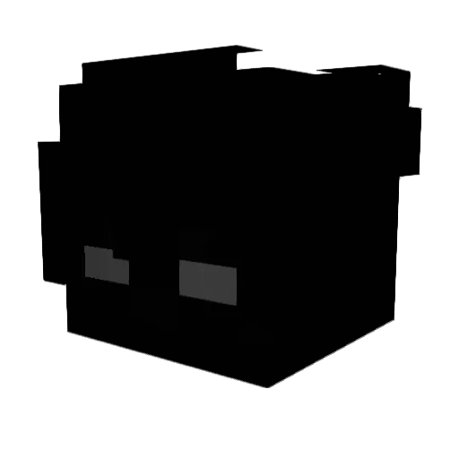 shen87 Minecraft avatar head, 3D render