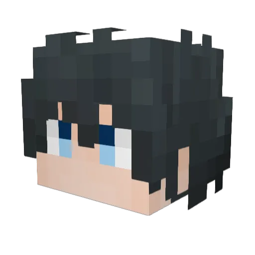 shenfeng123 Minecraft avatar head, 3D render