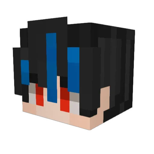 sheng0627 Minecraft avatar head, 3D render