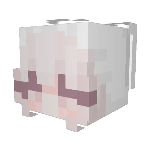 sheng7777 Minecraft avatar head, 3D render