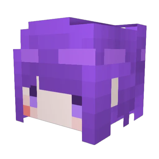 shenny_owo Minecraft avatar head, 3D render