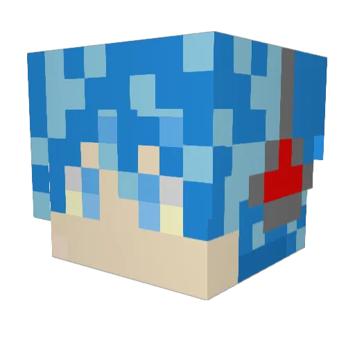 shenqi011 Minecraft avatar head, 3D render