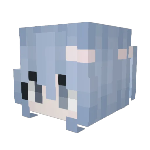 shenrui6110 Minecraft avatar head, 3D render