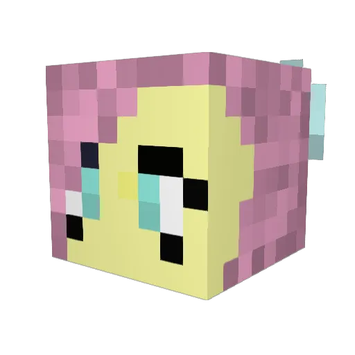 sheogora Minecraft avatar head, 3D render