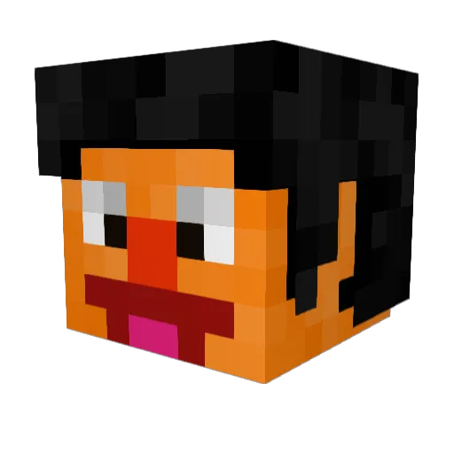 sherb07 Minecraft avatar head, 3D render
