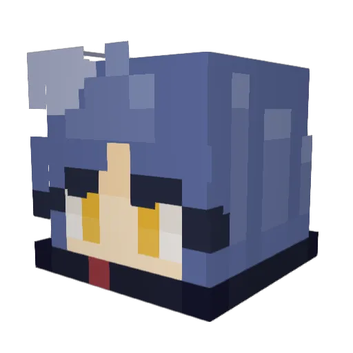 sherep Minecraft avatar head, 3D render