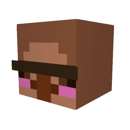 sheridennnnnn Minecraft avatar head, 3D render