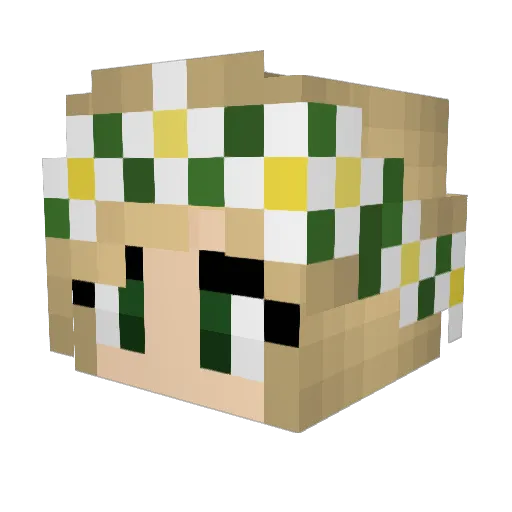 sherricherry15 Minecraft avatar head, 3D render