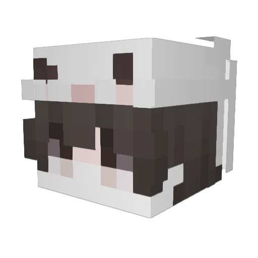 sherry0317 Minecraft avatar head, 3D render