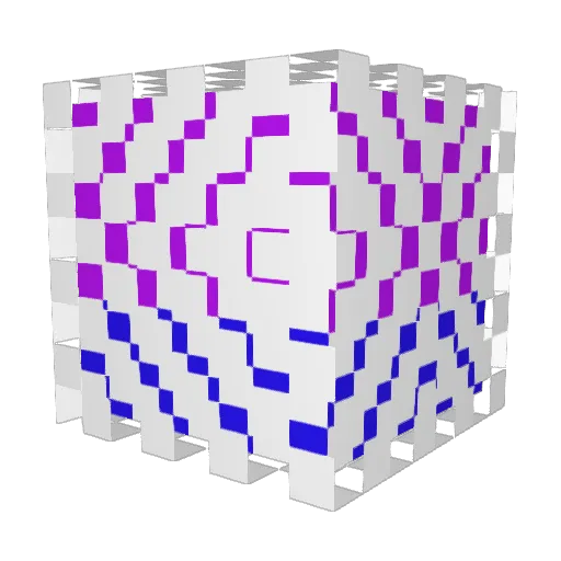 sherryrose Minecraft avatar head, 3D render