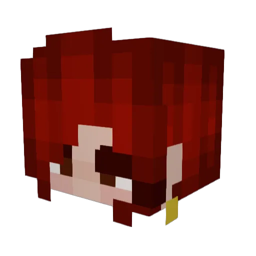 shesLambo Minecraft avatar head, 3D render