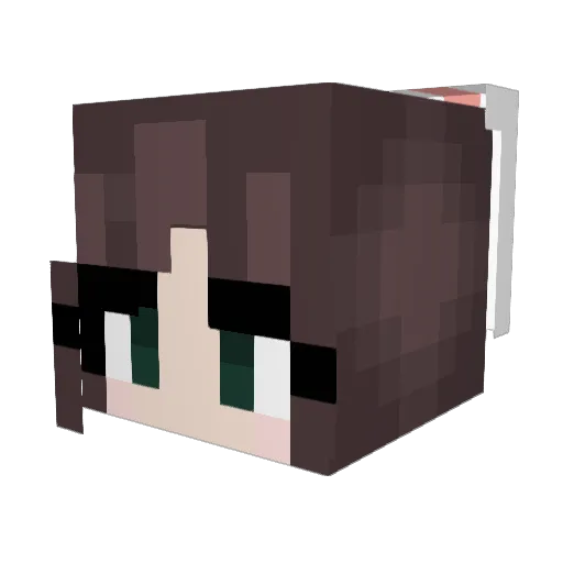 shes_uwu Minecraft avatar head, 3D render