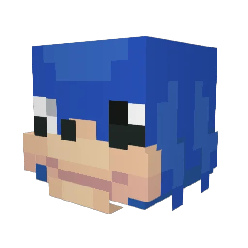 shesha4 Minecraft avatar head, 3D render