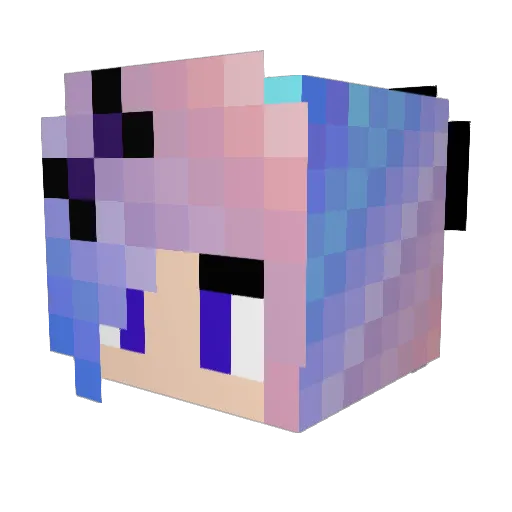 shestheman01 Minecraft avatar head, 3D render