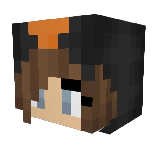 shetiger4 Minecraft avatar head, 3D render