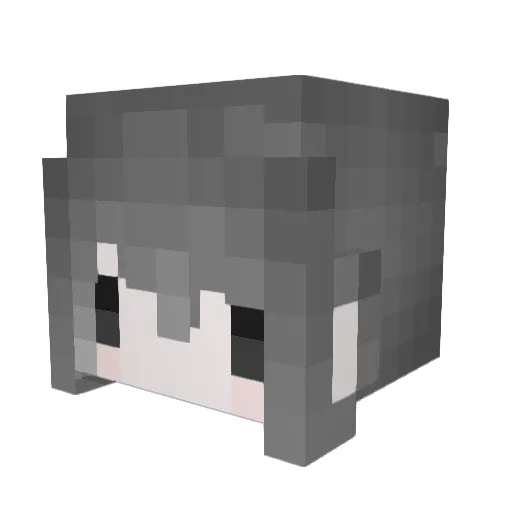 shewasonlyadream Minecraft avatar head, 3D render