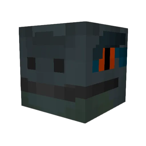 shewayout75 Minecraft avatar head, 3D render