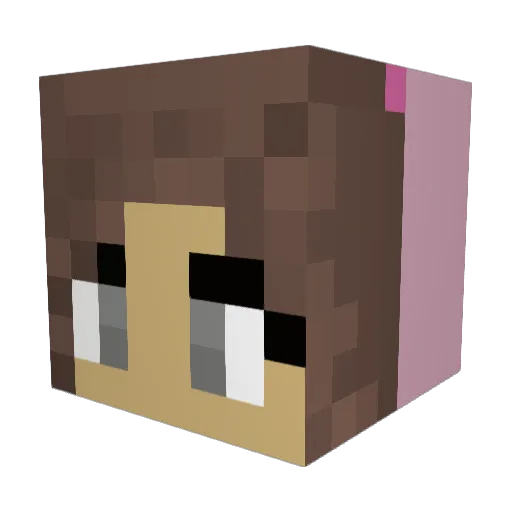sheygrey Minecraft avatar head, 3D render